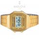 Orologio casio a168wg-9 acciaio dorato unisex