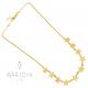 Collana con stelle 10 in argento 925 dorato,donna