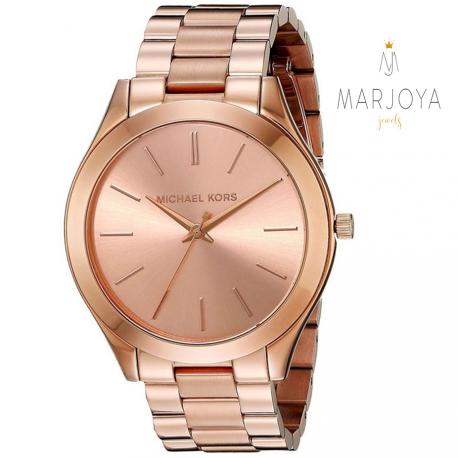 Orologio Michael Kors Slim Runway MK3197 Rosè, unisex