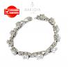 Bracciale tennis con zirconi bianchi in argento 925 rodiato