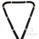 Collana in pietre dure saliscendi con onice ed ematite rosè