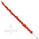 Bracciale in corallo a scaglie ed onice in argento 925,regolabile