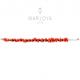 Bracciale in corallo a scaglie ed onice in argento 925,regolabile