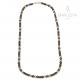 Collana in ematite multicolor e argento 925,uomo,donna