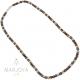 Collana in ematite multicolor e argento 925,uomo,donna